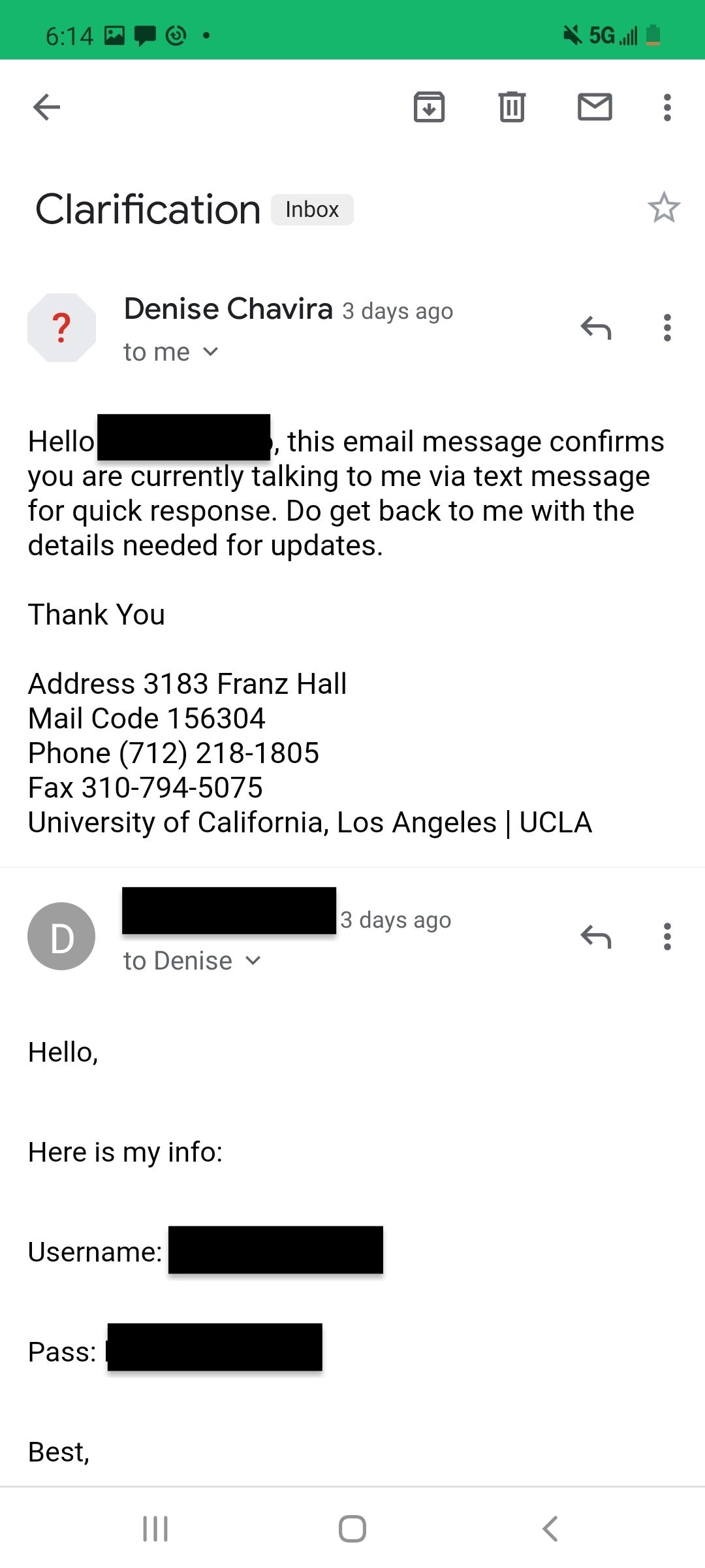 Job Opportunity Scams at UCLA